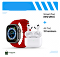 Smartwatch IWO Ultra + Brinde (Fones AirTec 3)