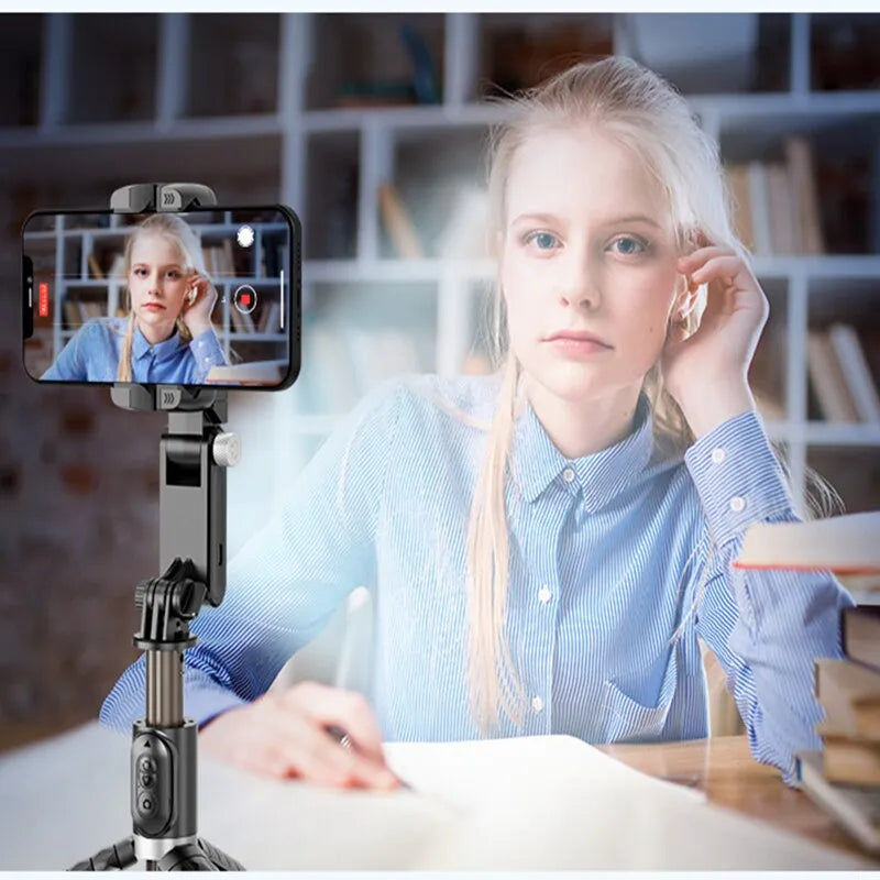 Estabilizador Q18 Gimbal Tripé Rotação 360 Para Celulares