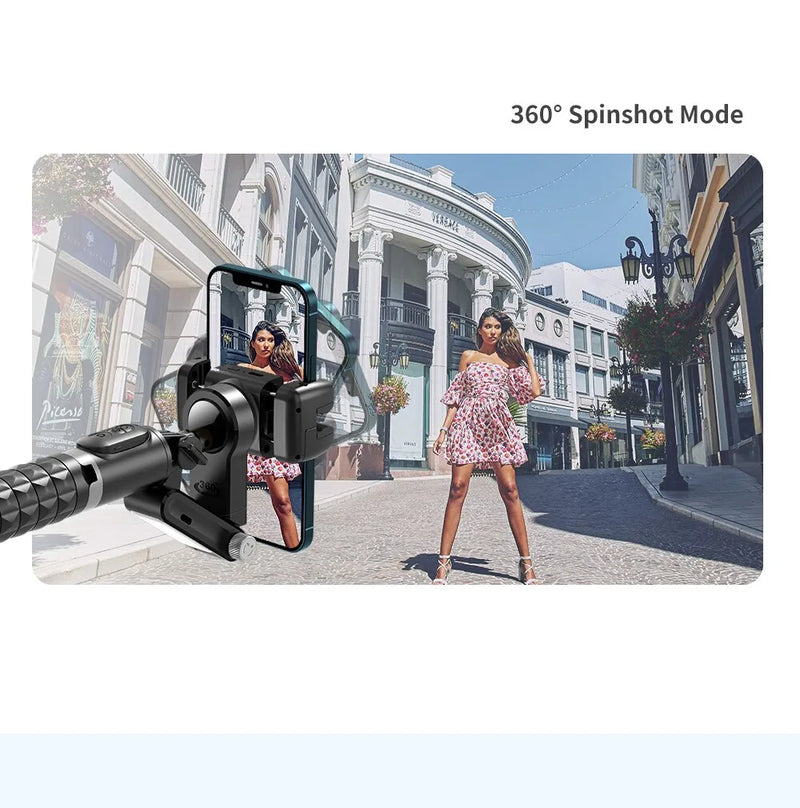 Estabilizador Q18 Gimbal Tripé Rotação 360 Para Celulares