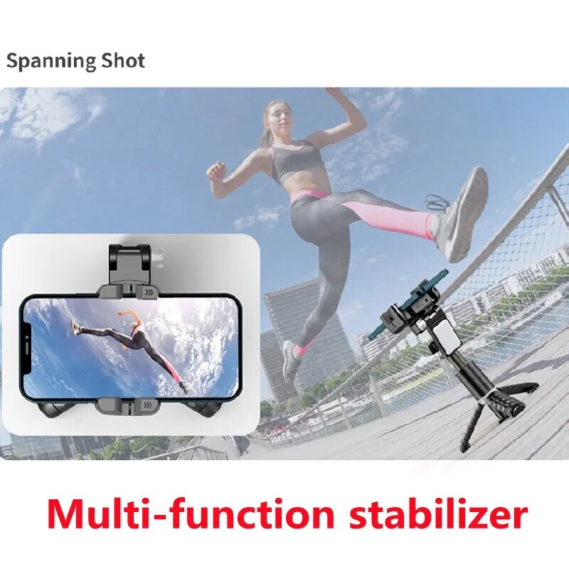 Estabilizador Q18 Gimbal Tripé Rotação 360 Para Celulares