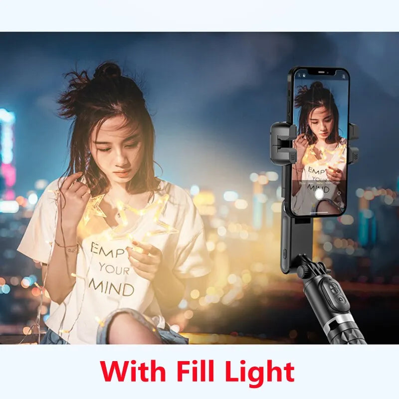 Estabilizador Q18 Gimbal Tripé Rotação 360 Para Celulares