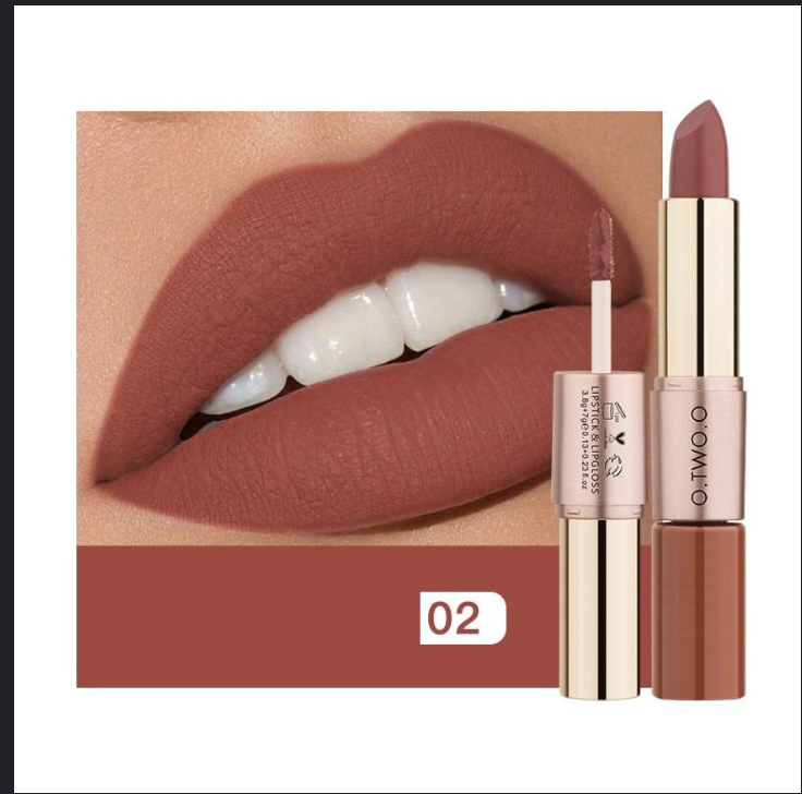 Batom Matte e Batom Líquido O.TWO. O - 2 em 1 - Promoção