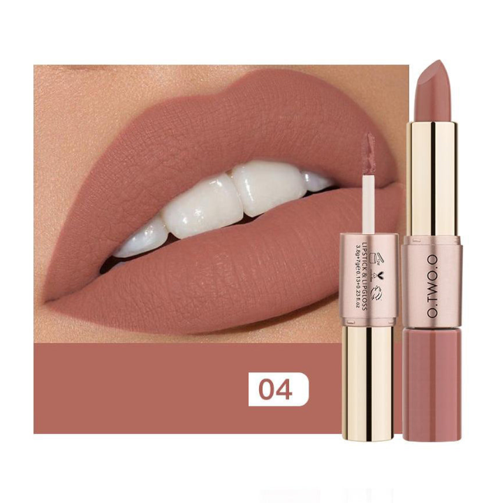 Batom Matte e Batom Líquido O.TWO. O - 2 em 1 - Promoção