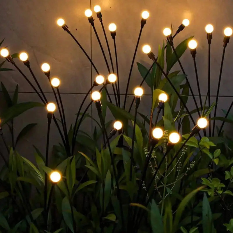 Kit Buquê de Luzes Energia Solar Transforme seu Jardim em cena de filme