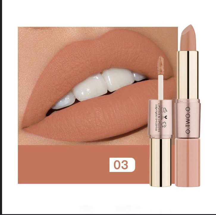 Batom Matte e Batom Líquido O.TWO. O - 2 em 1 - Promoção