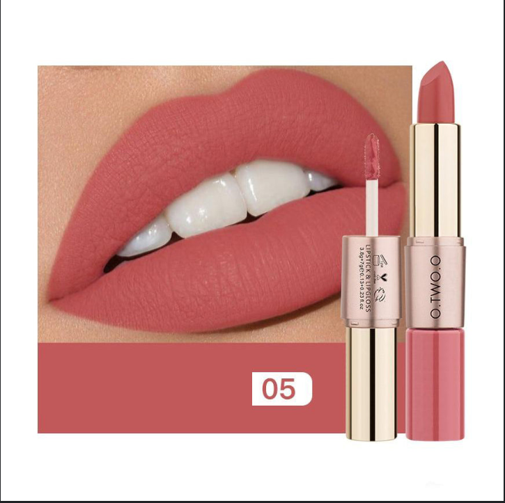 Batom Matte e Batom Líquido O.TWO. O - 2 em 1 - Promoção